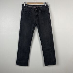 Prana Women's Straight Gray Denim outdoor Jeans Pants Size 6.